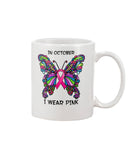 In October I Wear Pink Tote Bag - Mug
