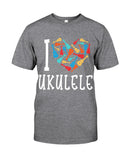 I Love Ukulele Limited Classic T-Shirt - Guys Tee - Unisex Long Sleeve