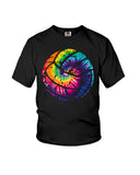 Tie Dye Volleyball T-Shirt - Ladies Flowy Tank - Youth Tee