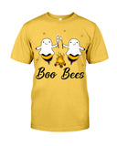 Boo Bees Tote Bag - Guys Tee - Basketweave Tote Bag