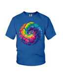 Tie Dye Volleyball T-Shirt - Ladies Flowy Tank - Youth Tee