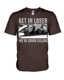 Get In Loser We're Going Killing Tote Bag - Hoodie - Guys V-Neck