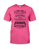 September Girl Hasa Fought Thousands Battles T-Shirt - Guys Tee - Sweatshirt