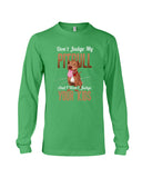 Don't Judge My Pitbull Limited Classic T-Shirt - Guys V-Neck - Unisex Long Sleeve