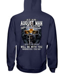 August Man Be Strong And Courageous Limited Classic T-Shirt - Hoodie - Guys V-Neck