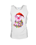 Christmas Lightning Pig T-Shirt - Sweatshirt - Unisex Tank Top