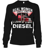 Real Woman Smell Like Diesel T-Shirt - Hoodie - Unisex Long Sleeve