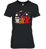 Halloween Cute Cats T-Shirt - Guys Tee - Ladies Tee