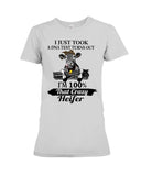 Dna Test I'm 100% That Crazy Heifer T-Shirt - Ladies Tee - Hoodie