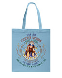 October Woman Has 3 Sides T-Shirt - Basketweave Tote Bag - Mug