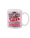 Sexy And Crazy Wife T-Shirt - Guys V-Neck - Mug