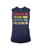 Librarian -The Man-The Myth- The Lengend Tote Bag - Unisex Long Sleeve - Sweatshirt