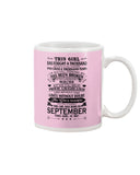 September Girl Hasa Fought Thousands Battles T-Shirt - Basketweave Tote Bag - Mug