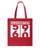 Oldometer 59 60 Tote Bag - Guys Tee - Basketweave Tote Bag