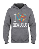 I Love Ukulele Limited Classic T-Shirt - Hoodie - Basketweave Tote Bag