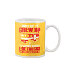 Grew Up Playing With Fire Trucks Tote Bag - Mug