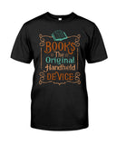 Librarian - Books - The Original Handheld Device T-Shirt - Guys Tee - Unisex Long Sleeve