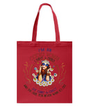 October Woman Has 3 Sides T-Shirt - Basketweave Tote Bag - Mug