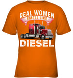 Real Woman Smell Like Diesel T-Shirt - Baby Onesie - Youth Tee
