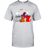 Halloween Cute Cats T-Shirt - Guys Tee - Ladies Tee