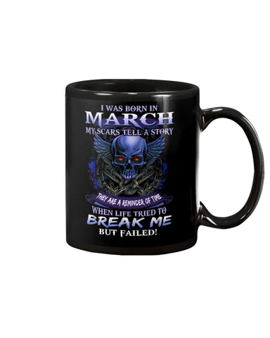 Life Failed To Break A March Girl Tote Bag - Mug