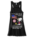 Flag Fly Because Solider Dead Protecting It Limited Classic T-Shirt - Unisex Tank Top - Ladies Flowy Tank