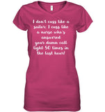 I Cuss Like A Nurse Limited Classic T-Shirt - Youth Tee - Ladies V-Neck