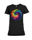 Tie Dye Volleyball T-Shirt - Ladies Tee - Hoodie