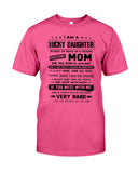 January Girl - Lucky Daughter Was Raised By Awesome Mom T-Shirt - Guys Tee - Sweatshirt