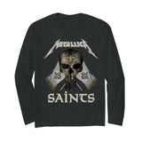 New Orleans Saints - Metallica T-Shirt - Hoodie - Unisex Long Sleeve