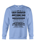 Lucky Daughter - Awesome Dad August T-Shirt - Guys Tee - Sweatshirt