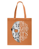 Thank God It's Friday Tote Bag - Guys Tee - Basketweave Tote Bag