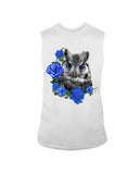 Cute  Owl With Blue Roses Classic Tee - Guys Tee - Unisex Long Sleeve