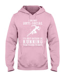 I Am Not Ani Social I'd Just Running Limited Classic T-Shirt - Hoodie - Ladies Tee