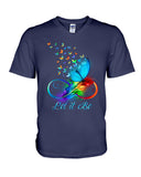 Let It Be Coloful Butterfly Limited Classic T-Shirt - Guys V-Neck - Mug