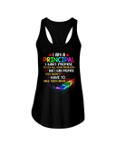 I Am A Principal Tote Bag - Unisex Tank Top - Ladies Flowy Tank