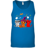 Halloween Cute Cats T-Shirt - Unisex Tank Top - Ladies Flowy Tank