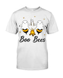 Boo Bees Tote Bag - Guys Tee - Basketweave Tote Bag