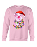 Christmas Lightning Pig T-Shirt - Sweatshirt - Unisex Tank Top