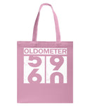 Oldometer 59 60 Tote Bag - Guys Tee - Basketweave Tote Bag