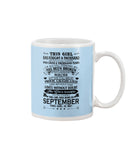 September Girl Hasa Fought Thousands Battles T-Shirt - Basketweave Tote Bag - Mug