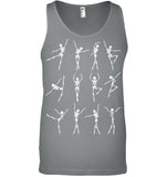 Ballet Skeleton Limited Classic T- Shirt - Unisex Tank Top - Guys V-Neck