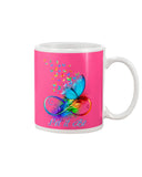 Let It Be Coloful Butterfly Limited Classic T-Shirt - Guys V-Neck - Mug