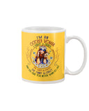 October Woman Has 3 Sides T-Shirt - Basketweave Tote Bag - Mug