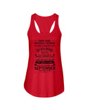 September Girl Hasa Fought Thousands Battles T-Shirt - Unisex Tank Top - Ladies Flowy Tank