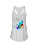 Let It Be Coloful Butterfly Limited Classic T-Shirt - Ladies Flowy Tank - Youth Tee