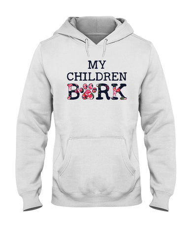 Dog Footprint- My Children Bark Limited Classic T-Shirt - Hoodie - Guys V-Neck