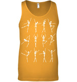 Ballet Skeleton Limited Classic T- Shirt - Unisex Tank Top - Guys V-Neck