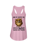 Owl- Look On My Face Limited Classic T-Shirt - Ladies Flowy Tank - Youth Tee