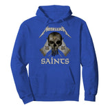 New Orleans Saints - Metallica T-Shirt - Hoodie - Unisex Long Sleeve